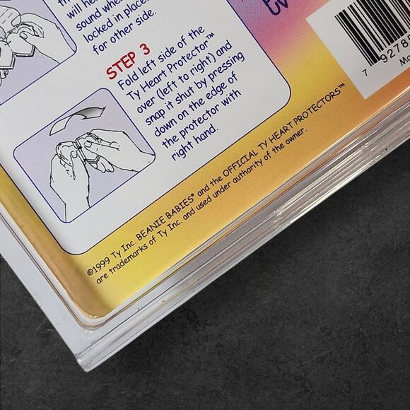 New 1999 Ty Beanie Babies Heart Tag Protectors Sealed 10 Pack MINT Package - Picture 3 of 3